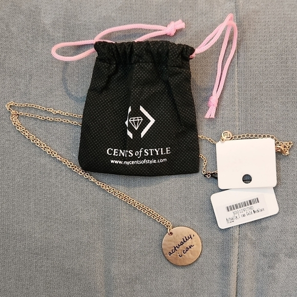 Actually, I Can 33 Inch Gold Tone Necklace - Picture 2 of 5